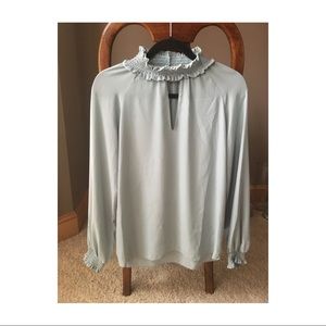 Amanda Uprichard Smocked Blouse